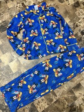 Disney retro  Blue Minnie Mouse Pajama Set 5 years